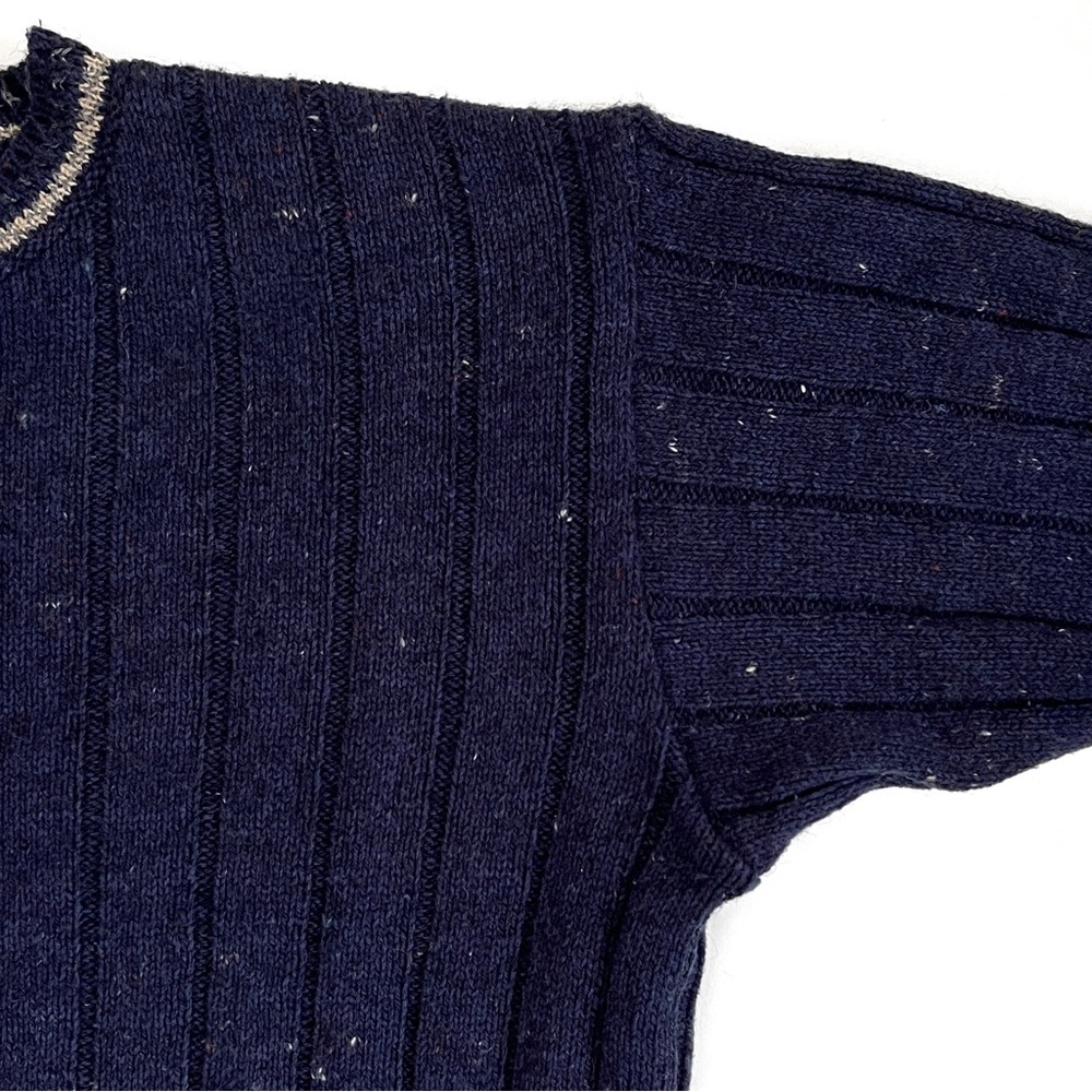 Northern Elements Oversized Wool Blend Crew Neck Knit Sweater - Picture 6 of 11
